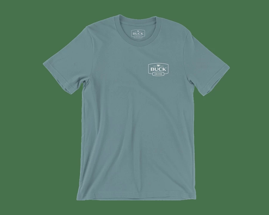 Buck Knives Slate Logo Men's T-Shirt - Premium Cotton Apparel