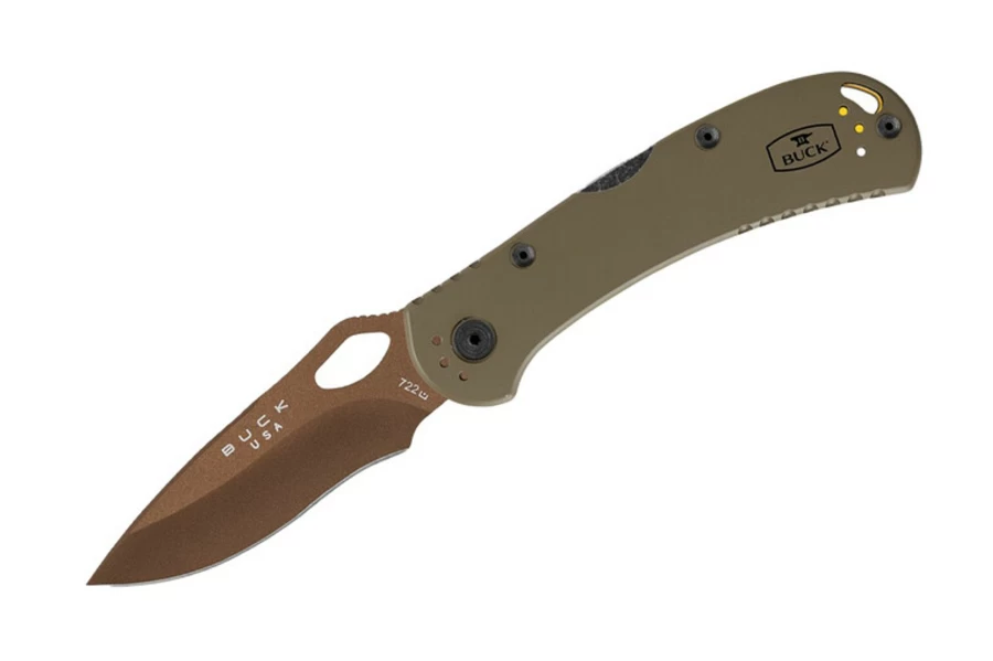 Buck Knives Customizable 722 Spitfire Folding Knife - Personalized Pocket Knife