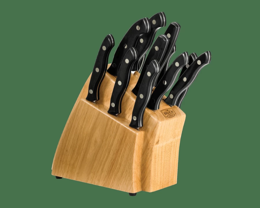 Buck Knives 13-Piece Premium Cutlery Set for Kitchen - High-Quality Knives Collection