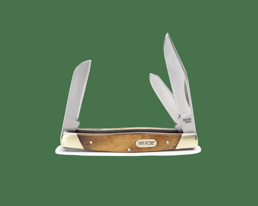 Buck Knives 373 Trio Folding Knife Set - 3-Piece Pocket Knife Collection with Stainless Steel Blades