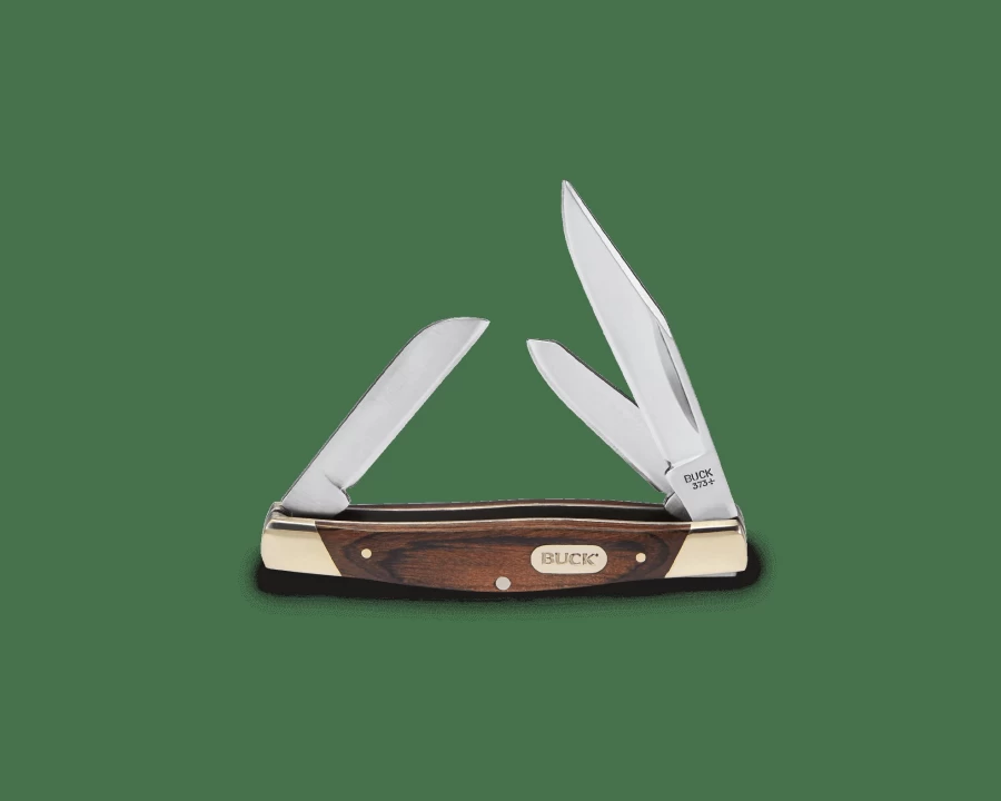 Buck Knives 373 Trio Folding Knife Set - 3-Piece Pocket Knife Collection with Stainless Steel Blades