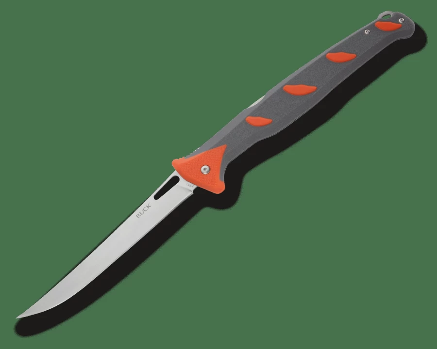 Buck Knives 6 Inch Folding Fillet Knife 148 Hookset for Freshwater Fishing