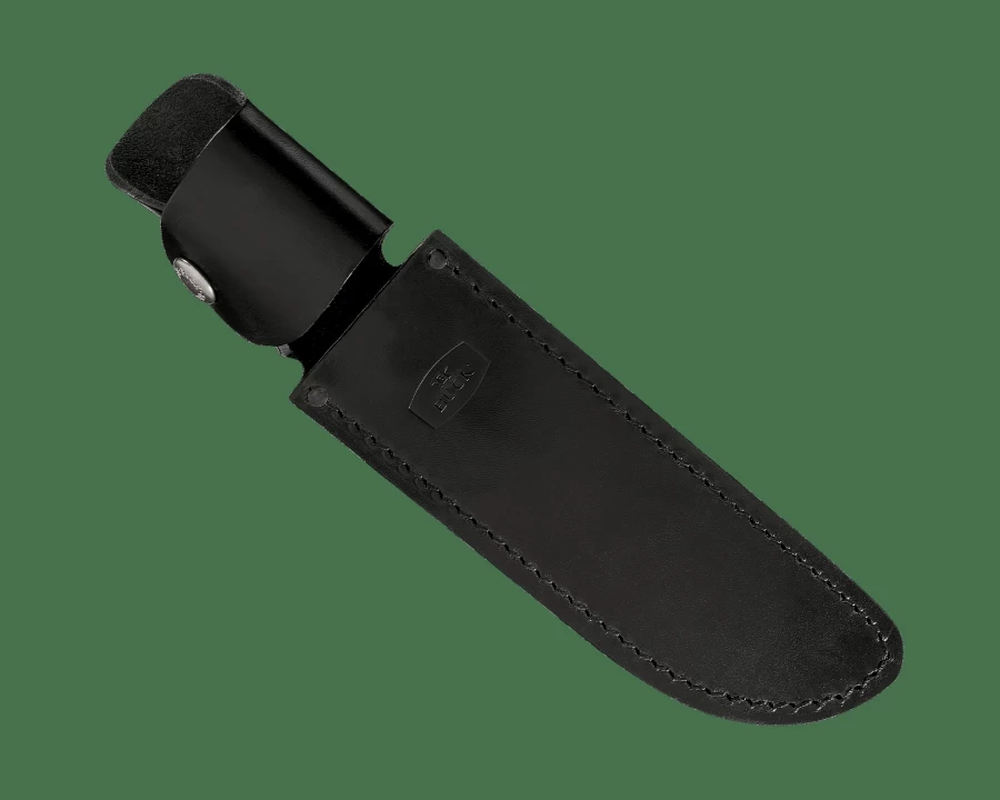 Buck Knives 124 Frontiersman Fixed Blade Sheath Hunting Knife with Leather Carry Case