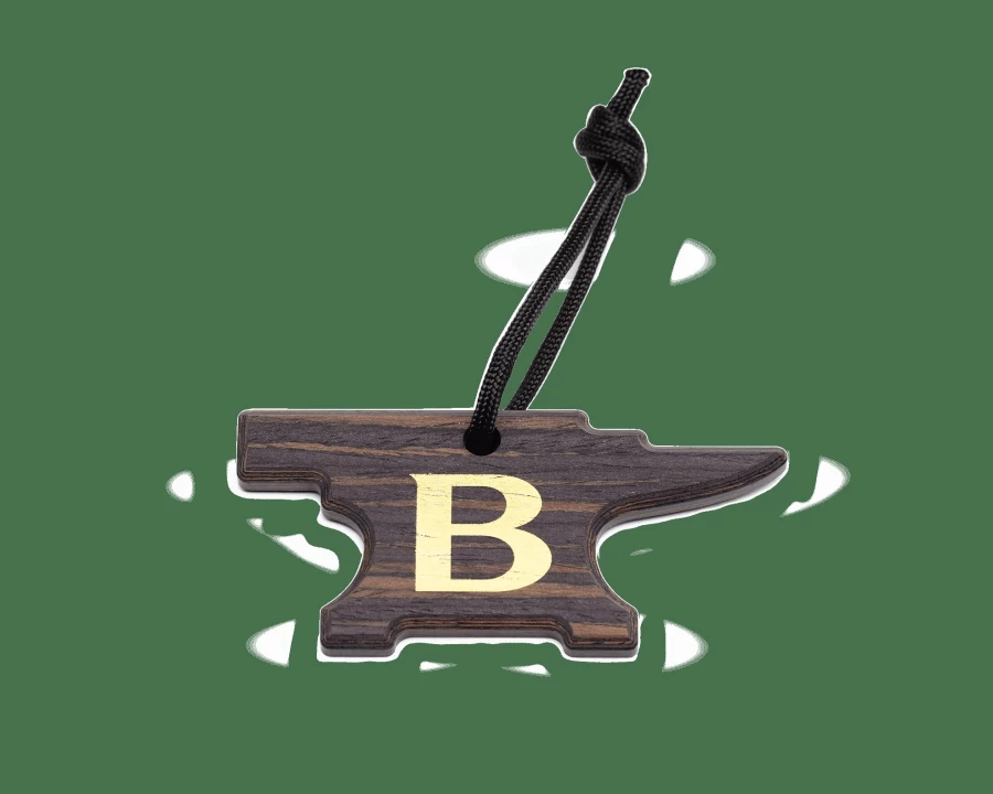 Buck Knives Anvil Ornament - Decorative Collectible Metal Anvil Replica
