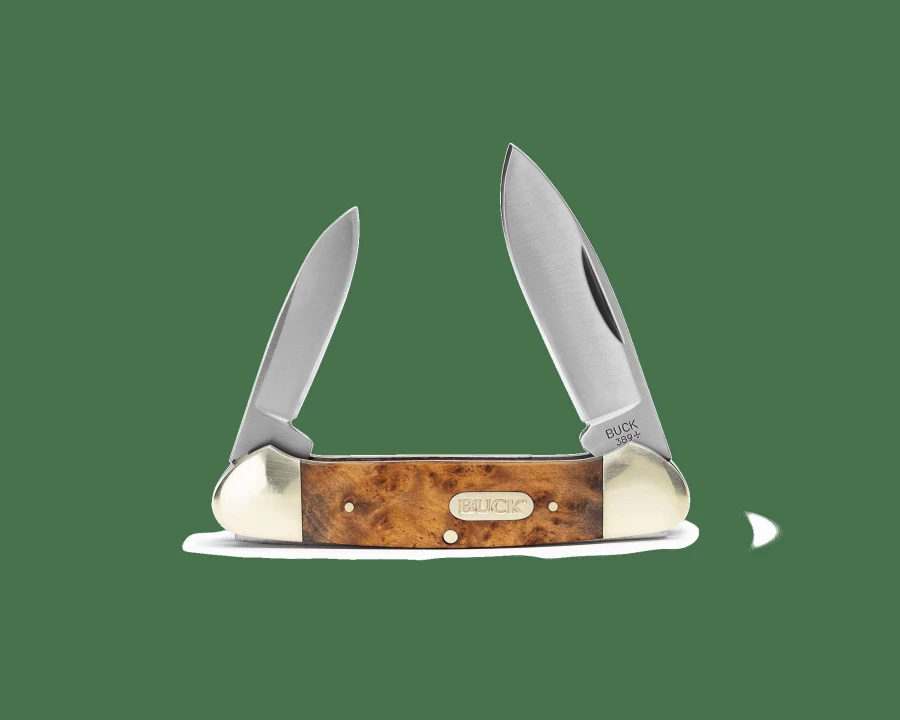Buck Knives 389 Canoe Folding Knife - Outdoor Hunting & Camping Pocket Knife