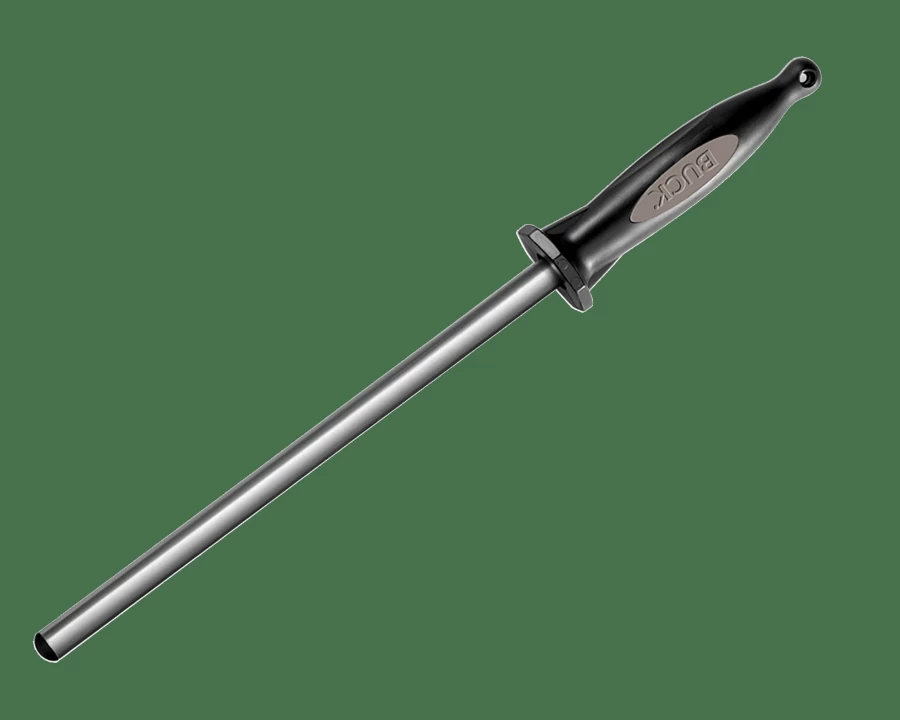 Buck Knives 10" Edgetek Professional Sharpening Steel for Knives - High-Quality Knife Sharpener Tool for Precision Edges