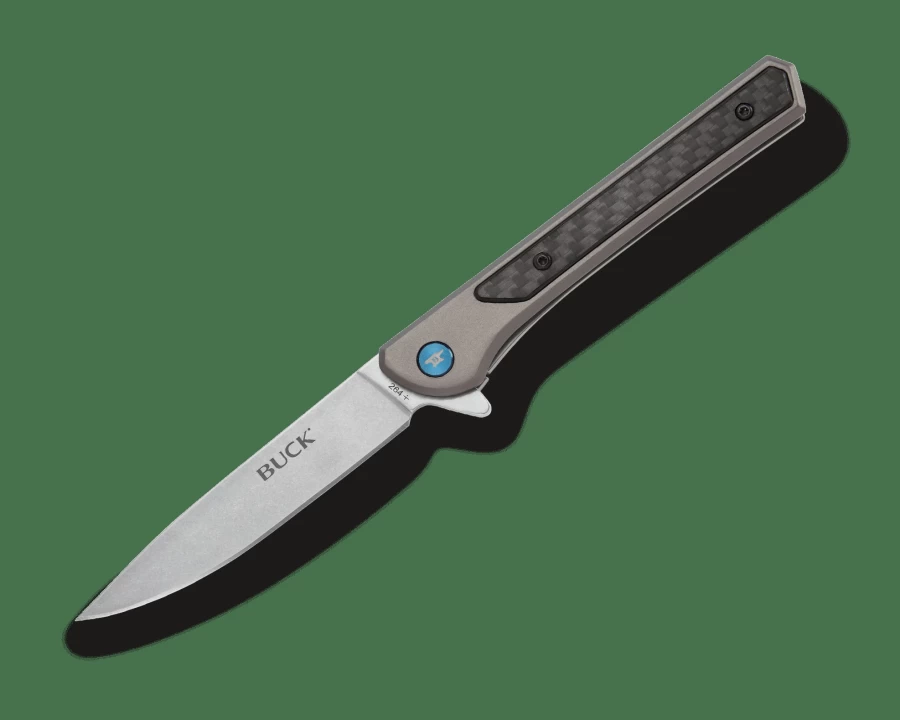 Buck Knives 264 Cavalier Folding Knife - High-Quality Stainless Steel Blade, Compact & Durable EDC Pocket Knife