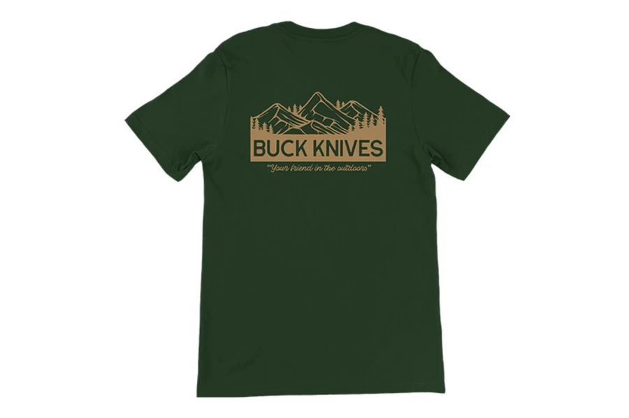 "Buck Knives Outdoor Adventure T-Shirt - Your Essential Companion for the Wild"