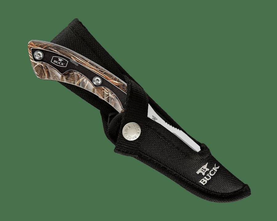 Buck Knives 542 Open Season Caper Sheath - Durable Hunting Knife Cover for Outdoor Use